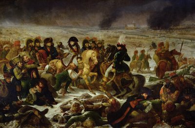 Napoleon auf dem Schlachtfeld von Eylau, 9. Februar 1807, 1808 von Antoine Jean Gros